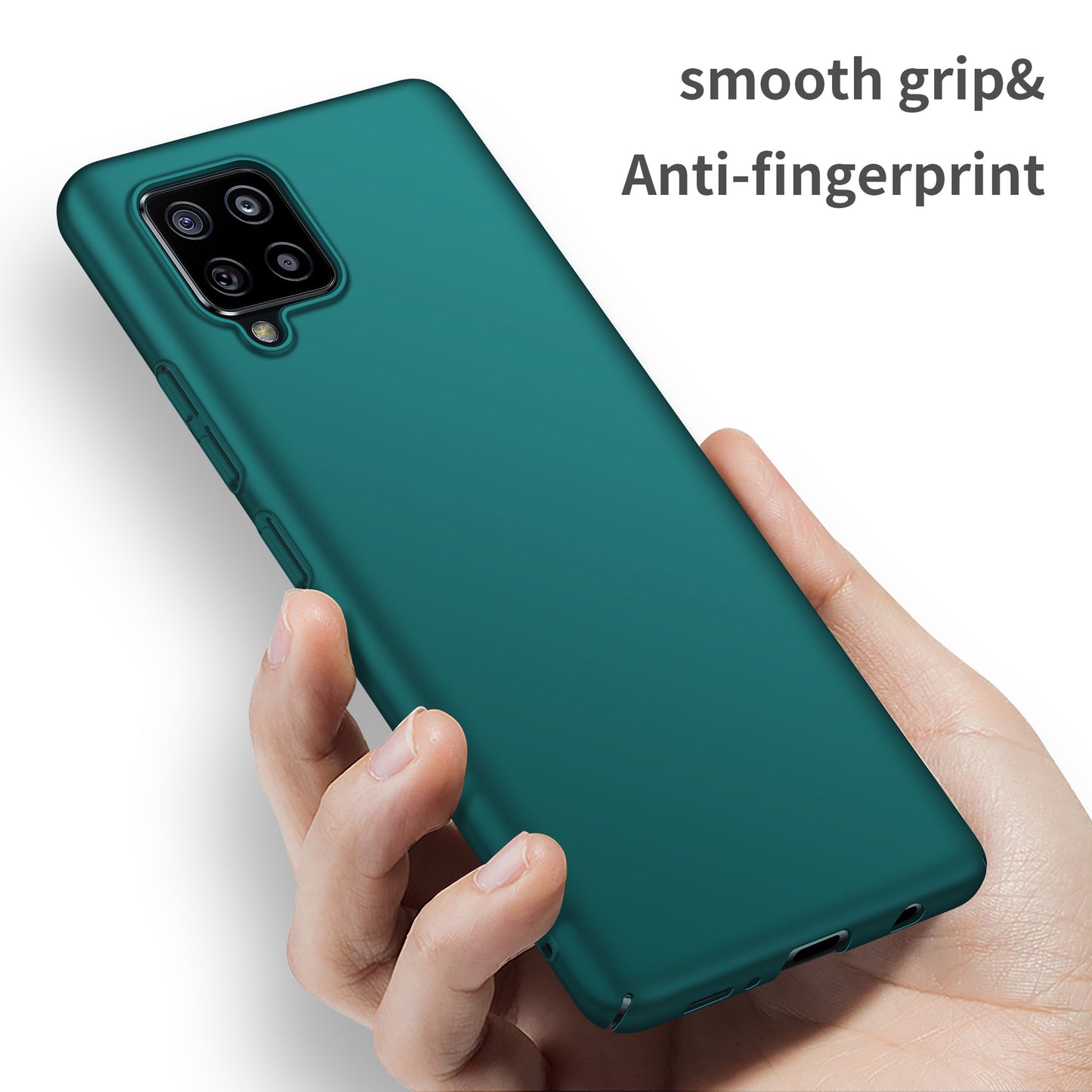 For Samsung Galaxy A42 5G Solid Color Phone Case Shockproof Hard PC Cover