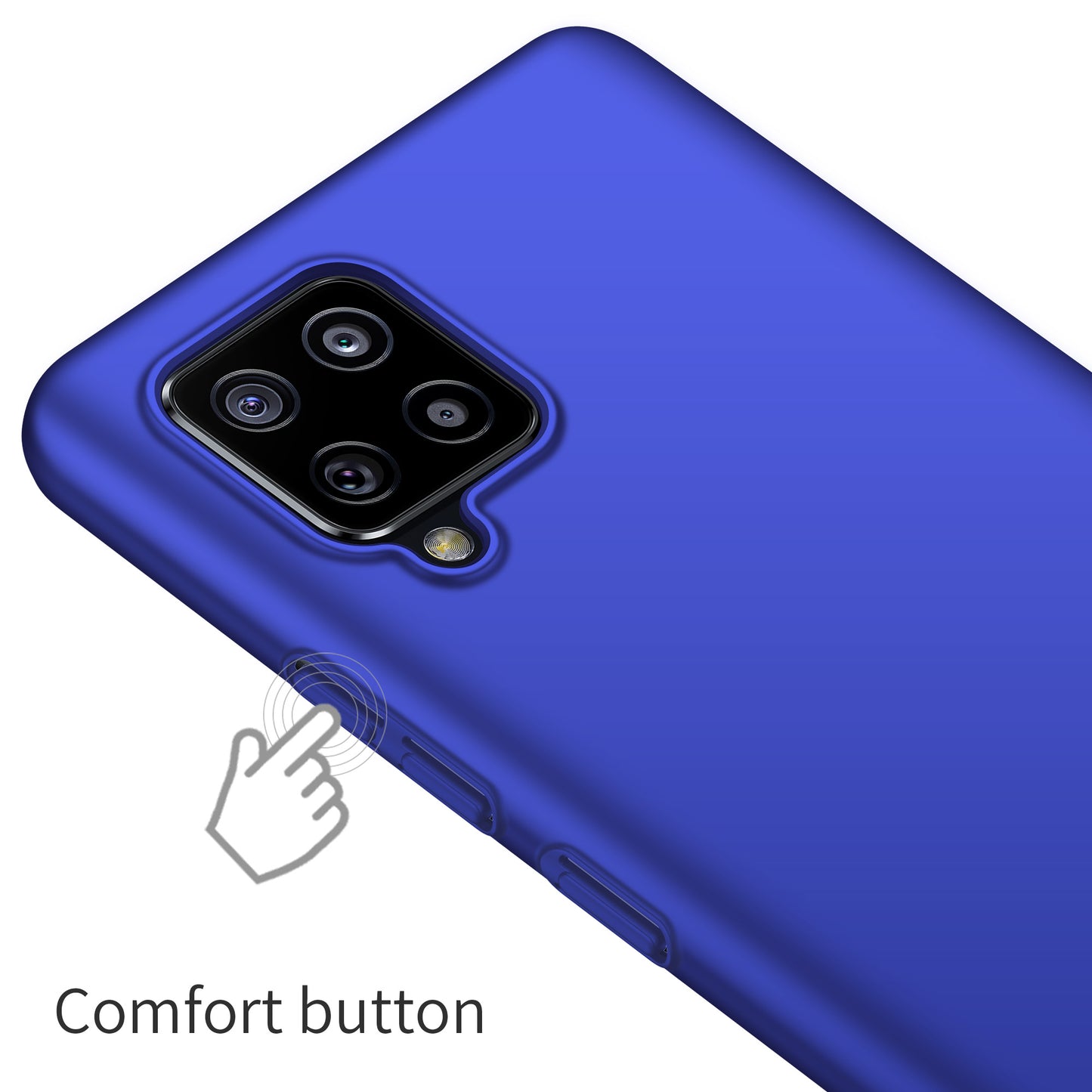 For Samsung Galaxy A42 5G Solid Color Phone Case Shockproof Hard PC Cover