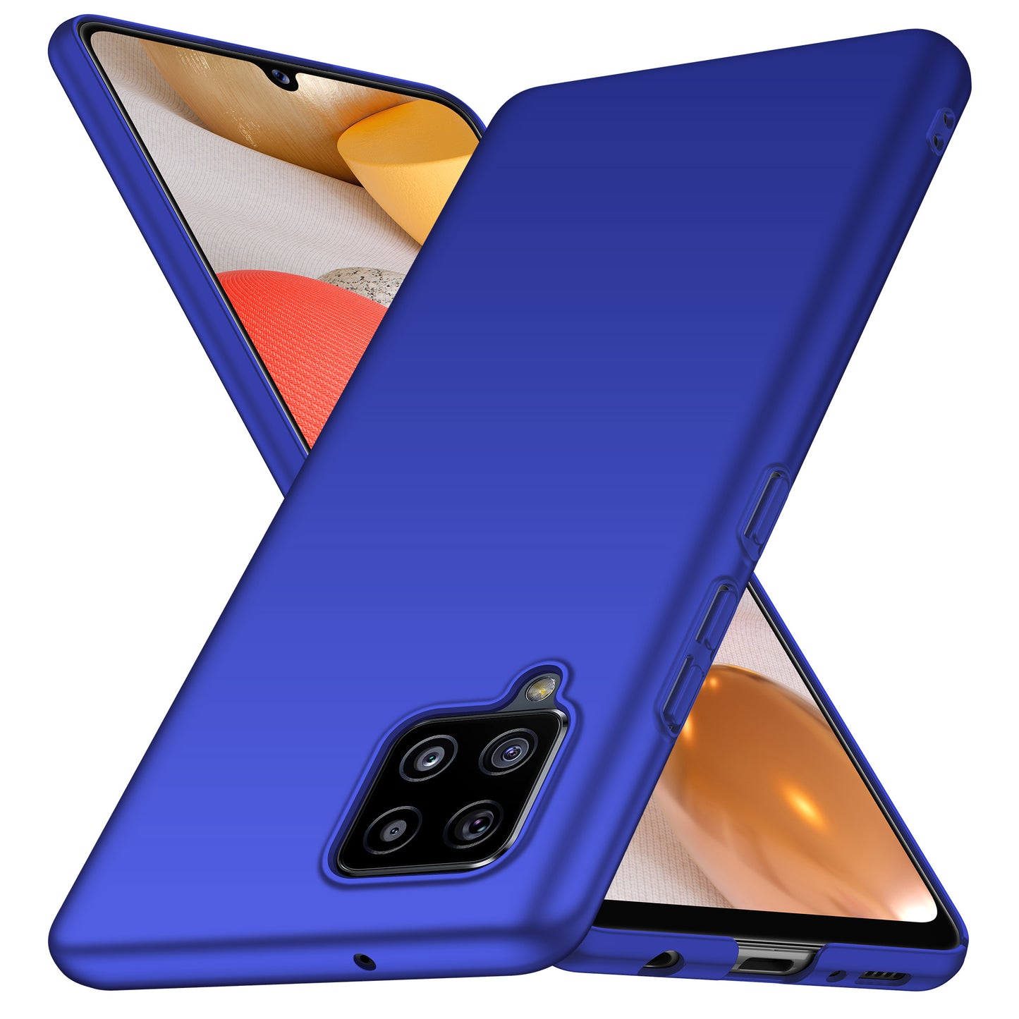 For Samsung Galaxy A42 5G Solid Color Phone Case Shockproof Hard PC Cover