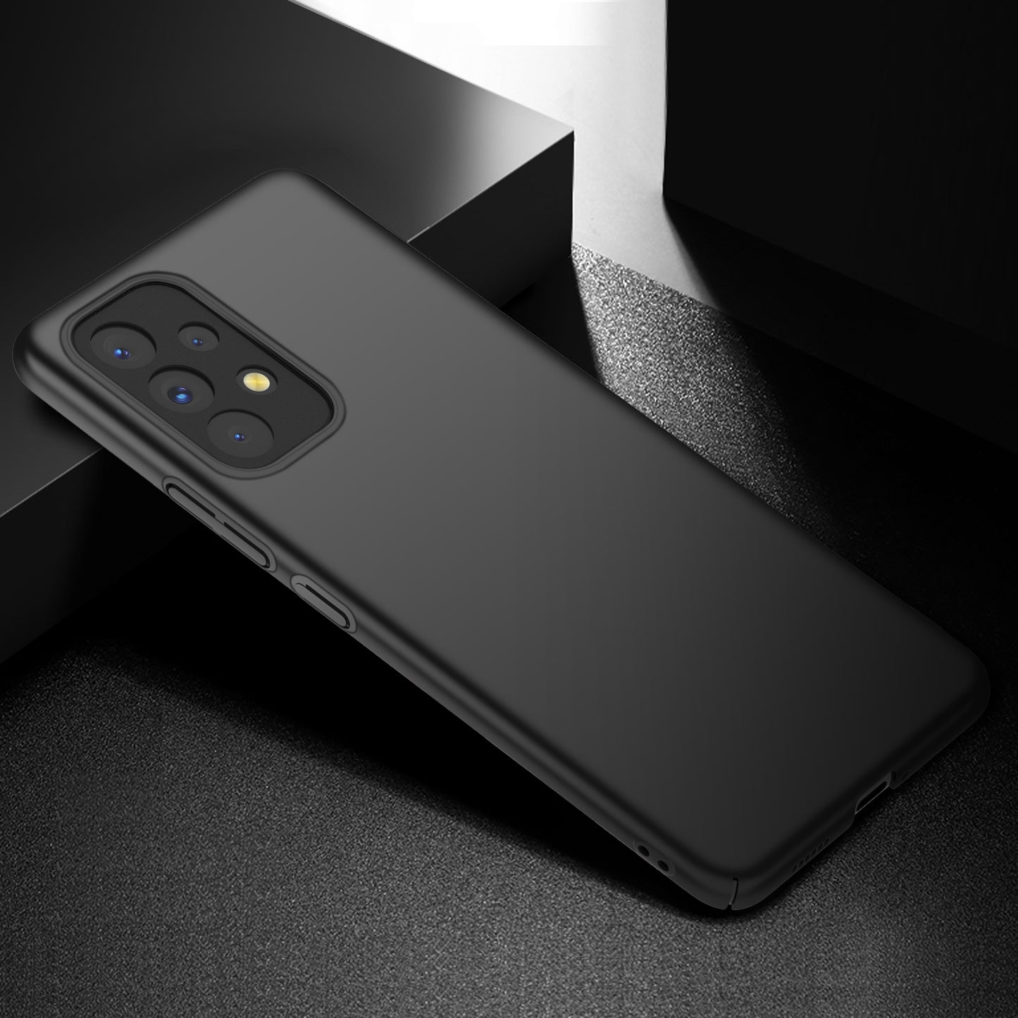 For Samsung Galaxy A53 5G Hard PC Cell Phone Cover Solid Color Drop-proof Case