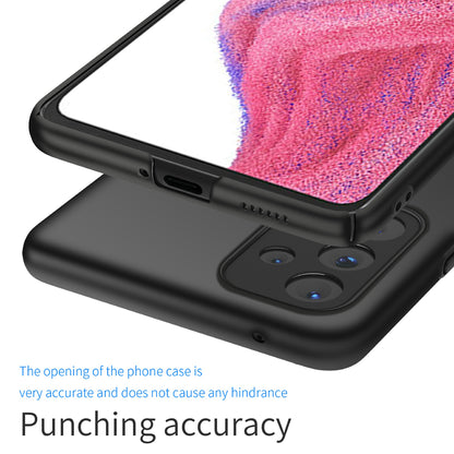 For Samsung Galaxy A53 5G Hard PC Cell Phone Cover Solid Color Drop-proof Case