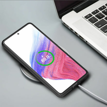 For Samsung Galaxy A53 5G Hard PC Cell Phone Cover Solid Color Drop-proof Case