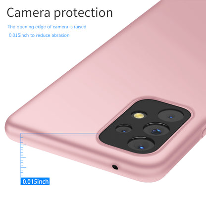 For Samsung Galaxy A53 5G Hard PC Cell Phone Cover Solid Color Drop-proof Case