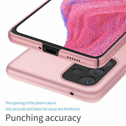 For Samsung Galaxy A53 5G Hard PC Cell Phone Cover Solid Color Drop-proof Case