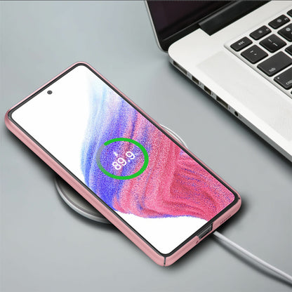 For Samsung Galaxy A53 5G Hard PC Cell Phone Cover Solid Color Drop-proof Case