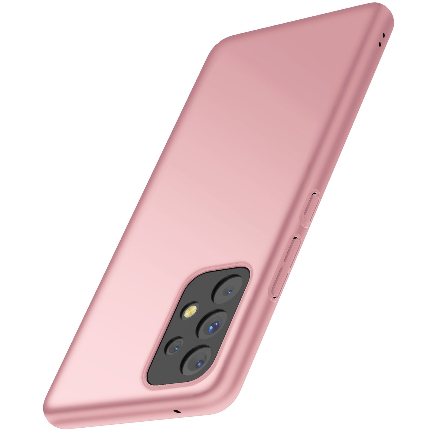 For Samsung Galaxy A53 5G Hard PC Cell Phone Cover Solid Color Drop-proof Case