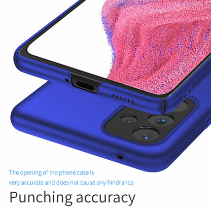 For Samsung Galaxy A53 5G Hard PC Cell Phone Cover Solid Color Drop-proof Case