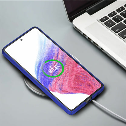 For Samsung Galaxy A53 5G Hard PC Cell Phone Cover Solid Color Drop-proof Case