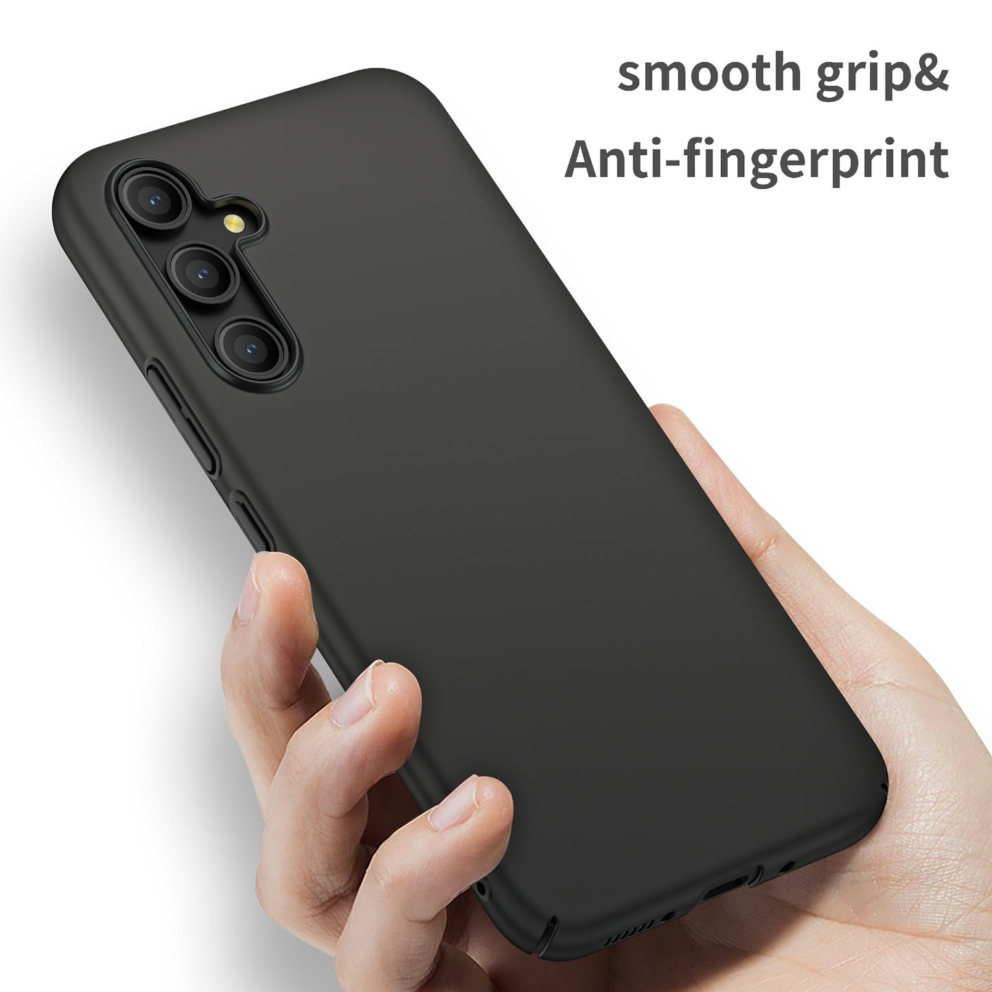 For Samsung Galaxy A54 5G Solid Color Drop-proof Cover Hard PC Cell Phone Case