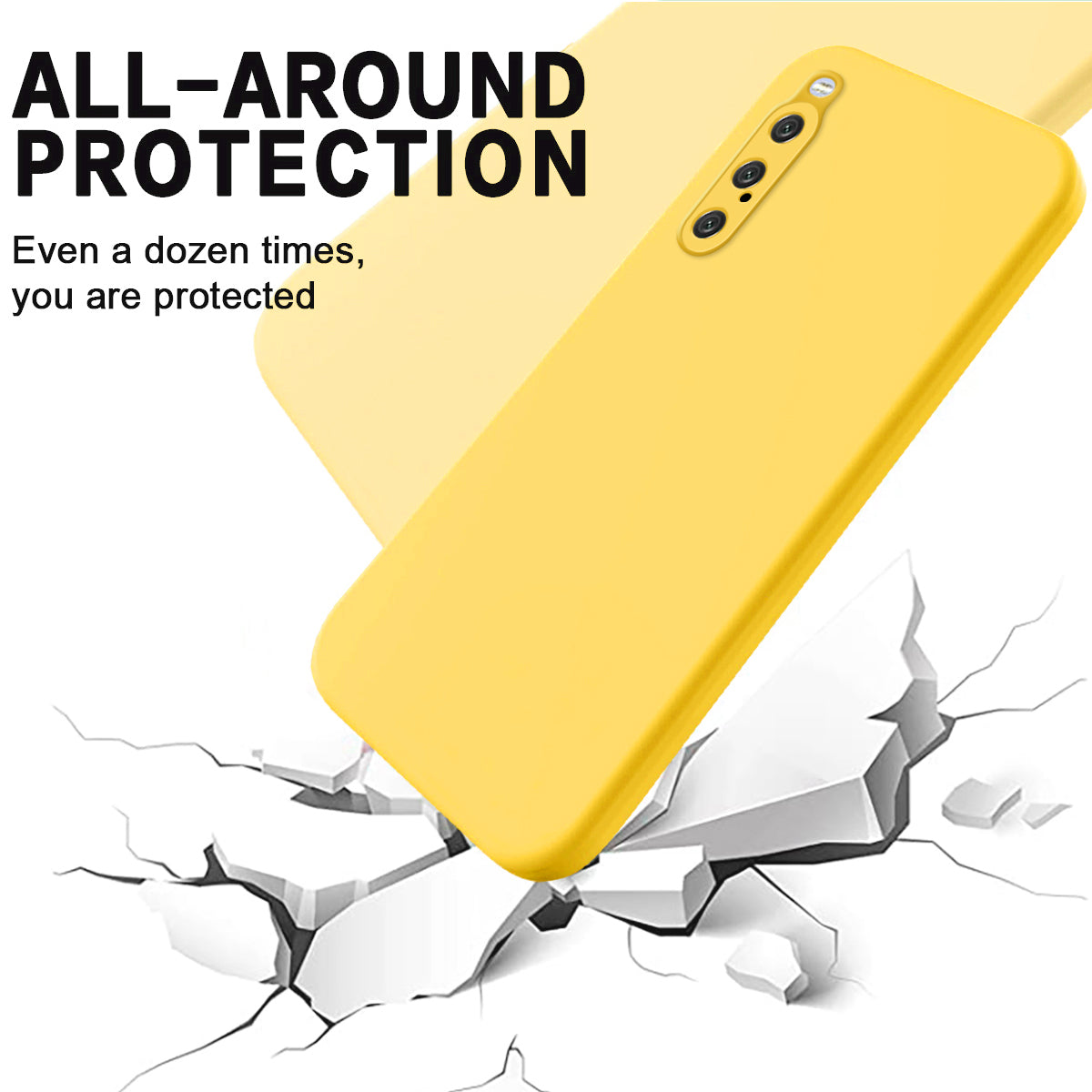 For Sony Xperia 10 V Liquid Silicone Phone Case Soft Lining Shockproof Cover with Strap