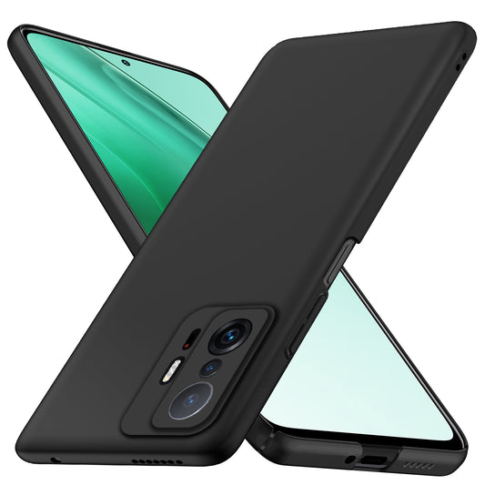 For Xiaomi 11T 5G / 11T Pro 5G Solid Color Phone Cover Anti-scratch Hard PC Cellphone Case