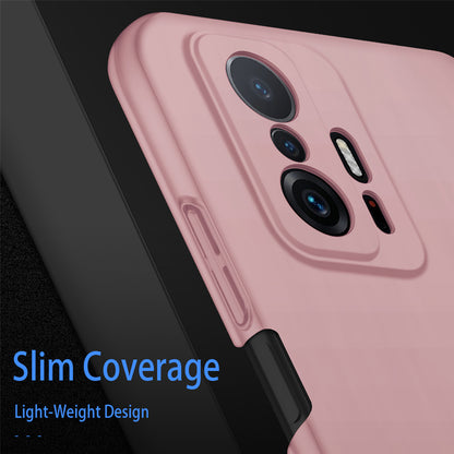 For Xiaomi 11T 5G / 11T Pro 5G Solid Color Phone Cover Anti-scratch Hard PC Cellphone Case