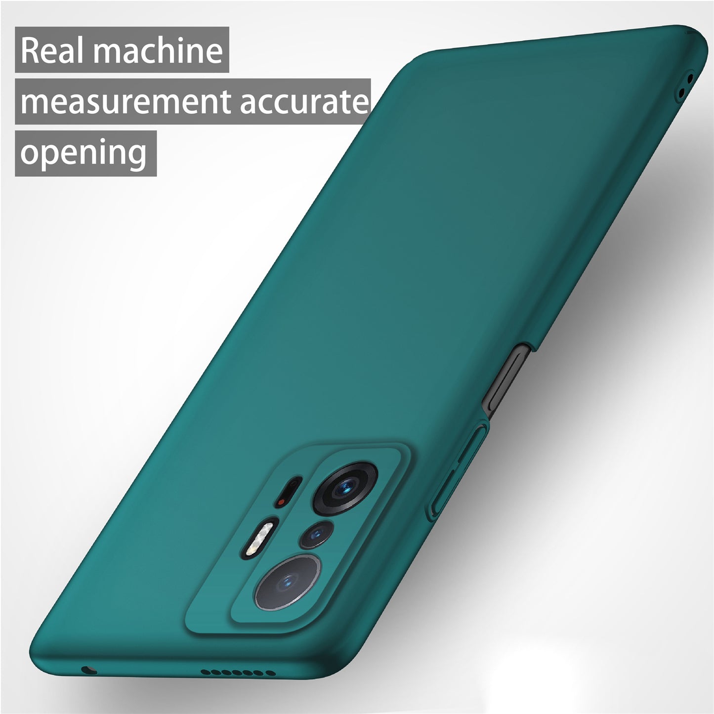 For Xiaomi 11T 5G / 11T Pro 5G Solid Color Phone Cover Anti-scratch Hard PC Cellphone Case