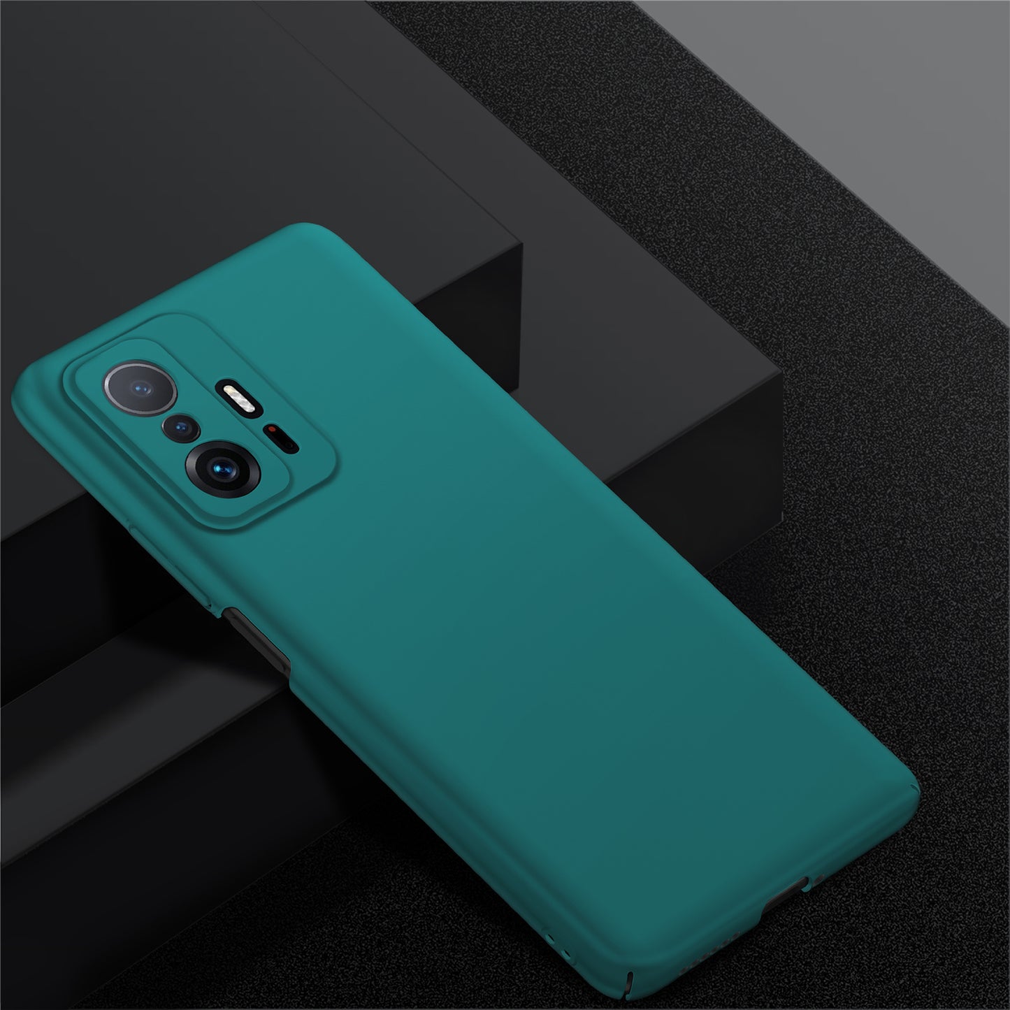 For Xiaomi 11T 5G / 11T Pro 5G Solid Color Phone Cover Anti-scratch Hard PC Cellphone Case
