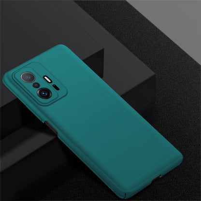 For Xiaomi 11T 5G / 11T Pro 5G Solid Color Phone Cover Anti-scratch Hard PC Cellphone Case