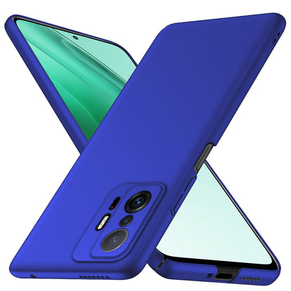 For Xiaomi 11T 5G / 11T Pro 5G Solid Color Phone Cover Anti-scratch Hard PC Cellphone Case