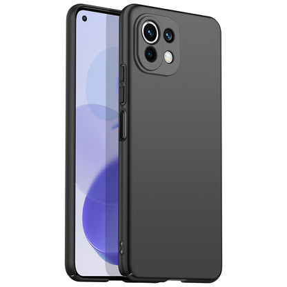 Phone Cover for Xiaomi 11 Lite 5G NE / Mi 11 Lite 4G / 5G Solid Color Anti-scratch Hard PC Cellphone Case