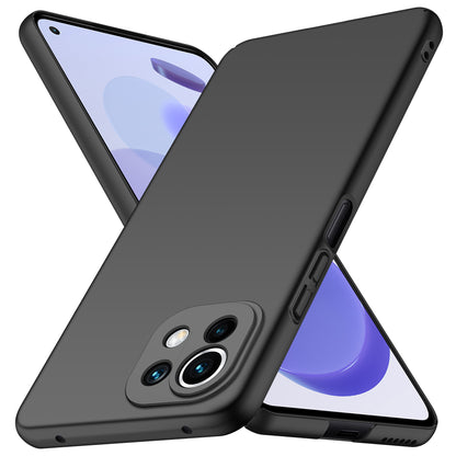 Phone Cover for Xiaomi 11 Lite 5G NE / Mi 11 Lite 4G / 5G Solid Color Anti-scratch Hard PC Cellphone Case