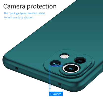 Phone Cover for Xiaomi 11 Lite 5G NE / Mi 11 Lite 4G / 5G Solid Color Anti-scratch Hard PC Cellphone Case
