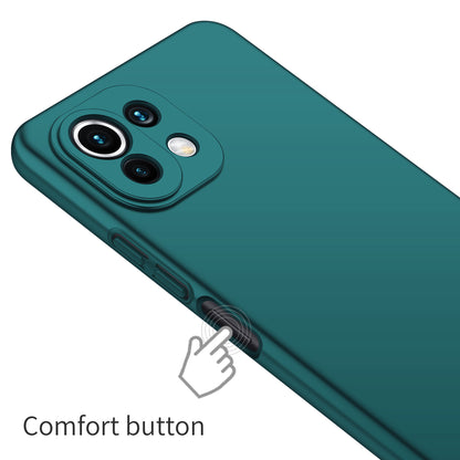 Phone Cover for Xiaomi 11 Lite 5G NE / Mi 11 Lite 4G / 5G Solid Color Anti-scratch Hard PC Cellphone Case