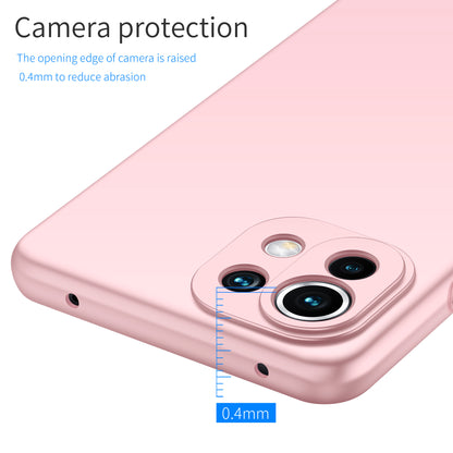Phone Cover for Xiaomi 11 Lite 5G NE / Mi 11 Lite 4G / 5G Solid Color Anti-scratch Hard PC Cellphone Case