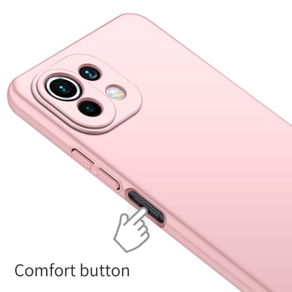 Phone Cover for Xiaomi 11 Lite 5G NE / Mi 11 Lite 4G / 5G Solid Color Anti-scratch Hard PC Cellphone Case