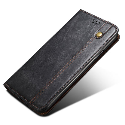 For Google Pixel 8 Pro Waxy Crazy Horse Texture Leather Wallet Case Flip Stand Phone Cover