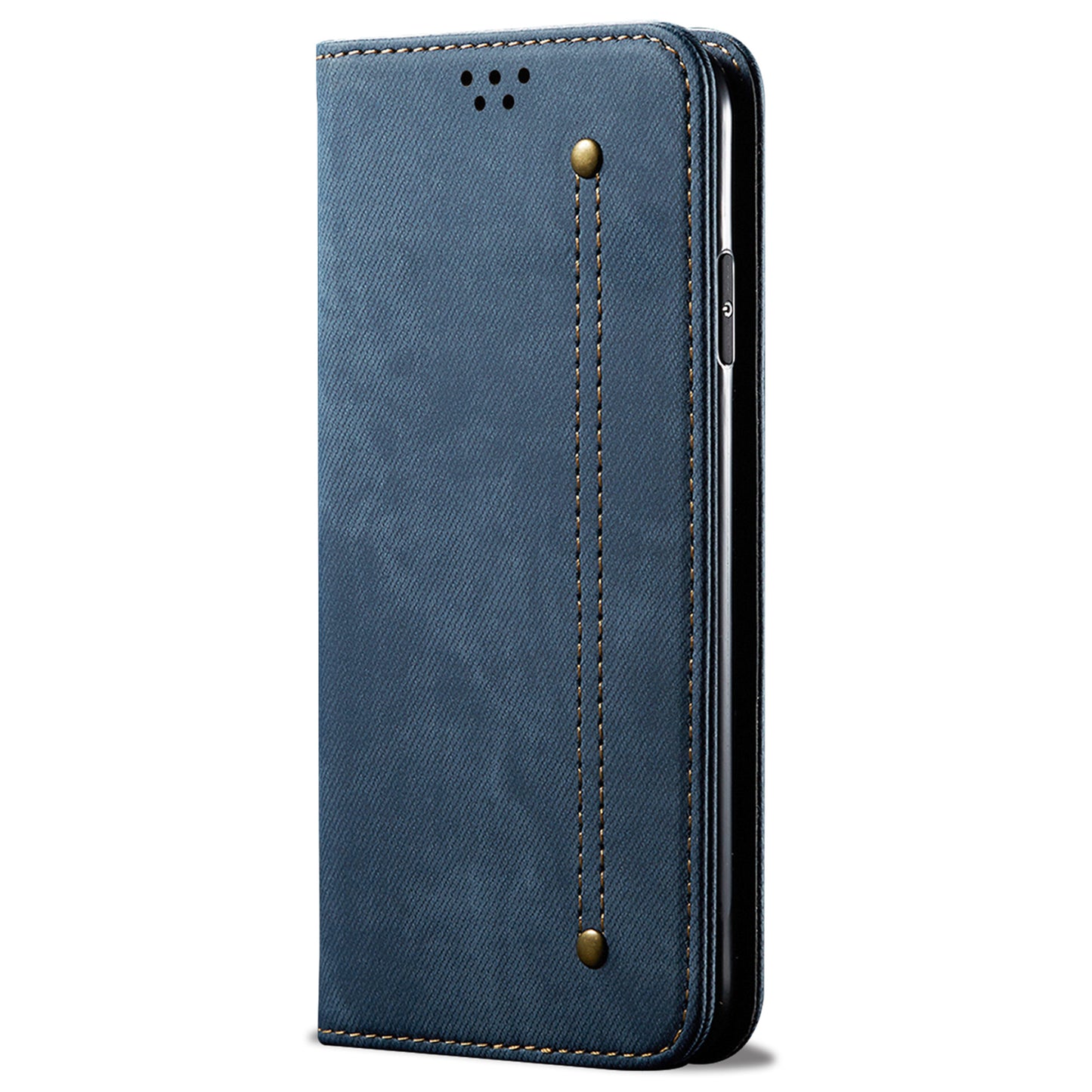 For Google Pixel 8 Jeans Cloth Texture Phone Cover PU Leather Stand Wallet Mobile Case