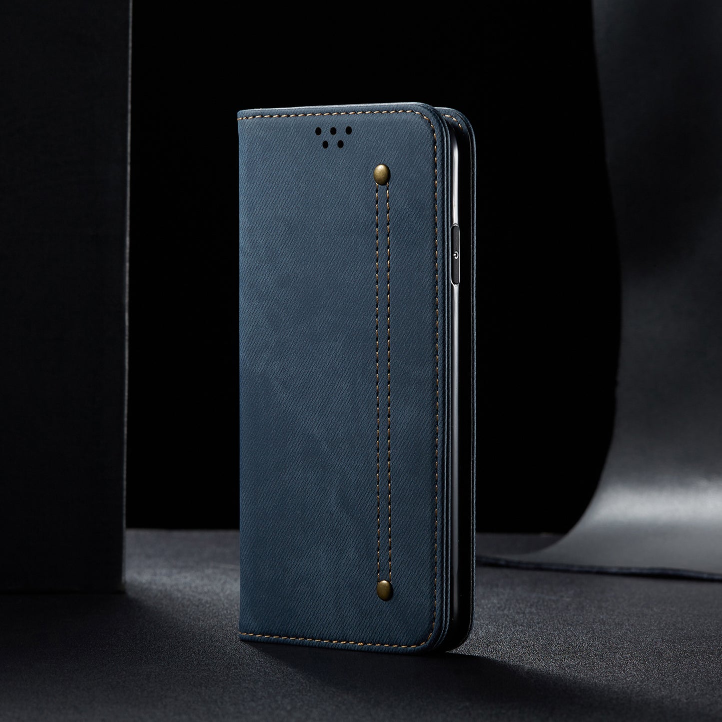 For OnePlus Nord CE 3 Lite 5G / Nord N30 5G / Oppo K11x 5G Leather Wallet Case Anti-scratch Jeans Cloth Texture Phone Stand Cover