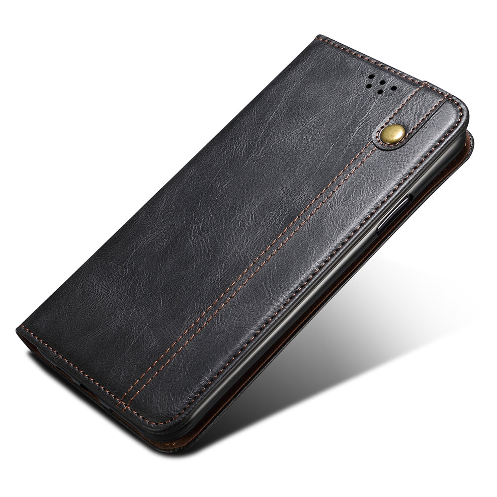 For OnePlus Nord CE 3 Lite 5G / Nord N30 5G / Oppo K11x 5G Waxy Crazy Horse Texture Leather Case Stand Wallet Phone Cover