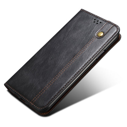 For OnePlus Nord CE 3 Lite 5G / Nord N30 5G / Oppo K11x 5G Waxy Crazy Horse Texture Leather Case Stand Wallet Phone Cover