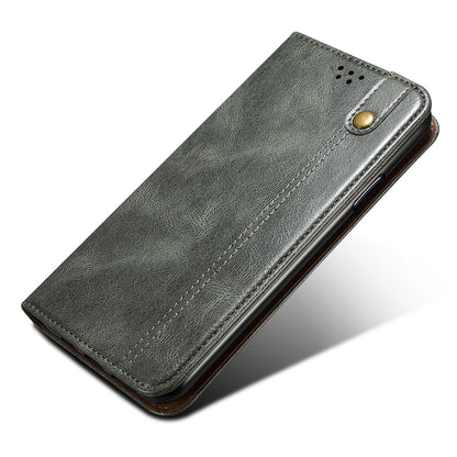 For OnePlus Nord CE 3 Lite 5G / Nord N30 5G / Oppo K11x 5G Waxy Crazy Horse Texture Leather Case Stand Wallet Phone Cover