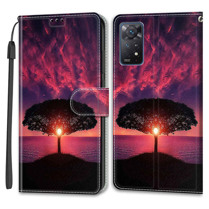 Leather Case for Xiaomi Redmi Note 11 Pro 4G (MediaTek) / Note 11 Pro 5G (Qualcomm) / Note 12 Pro 4G , Pattern Stand Card Slots Phone Cover