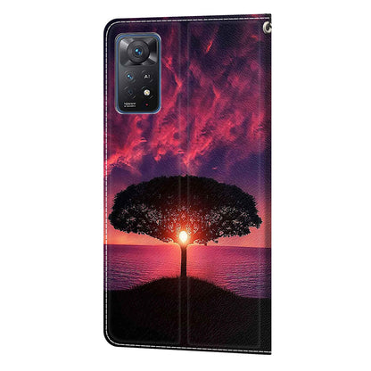 Leather Case for Xiaomi Redmi Note 11 Pro 4G (MediaTek) / Note 11 Pro 5G (Qualcomm) / Note 12 Pro 4G , Pattern Stand Card Slots Phone Cover