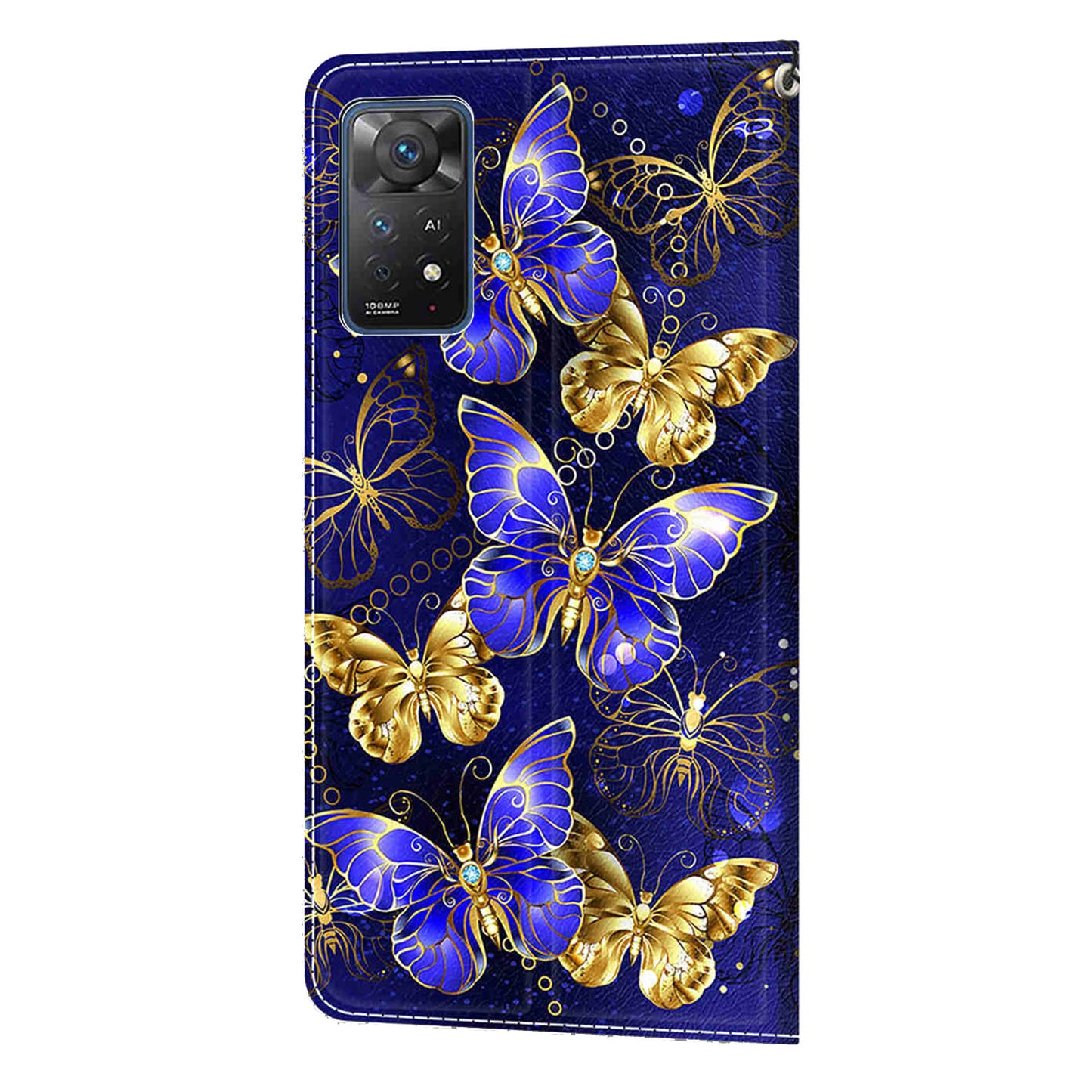 Leather Case for Xiaomi Redmi Note 11 Pro 4G (MediaTek) / Note 11 Pro 5G (Qualcomm) / Note 12 Pro 4G , Pattern Stand Card Slots Phone Cover