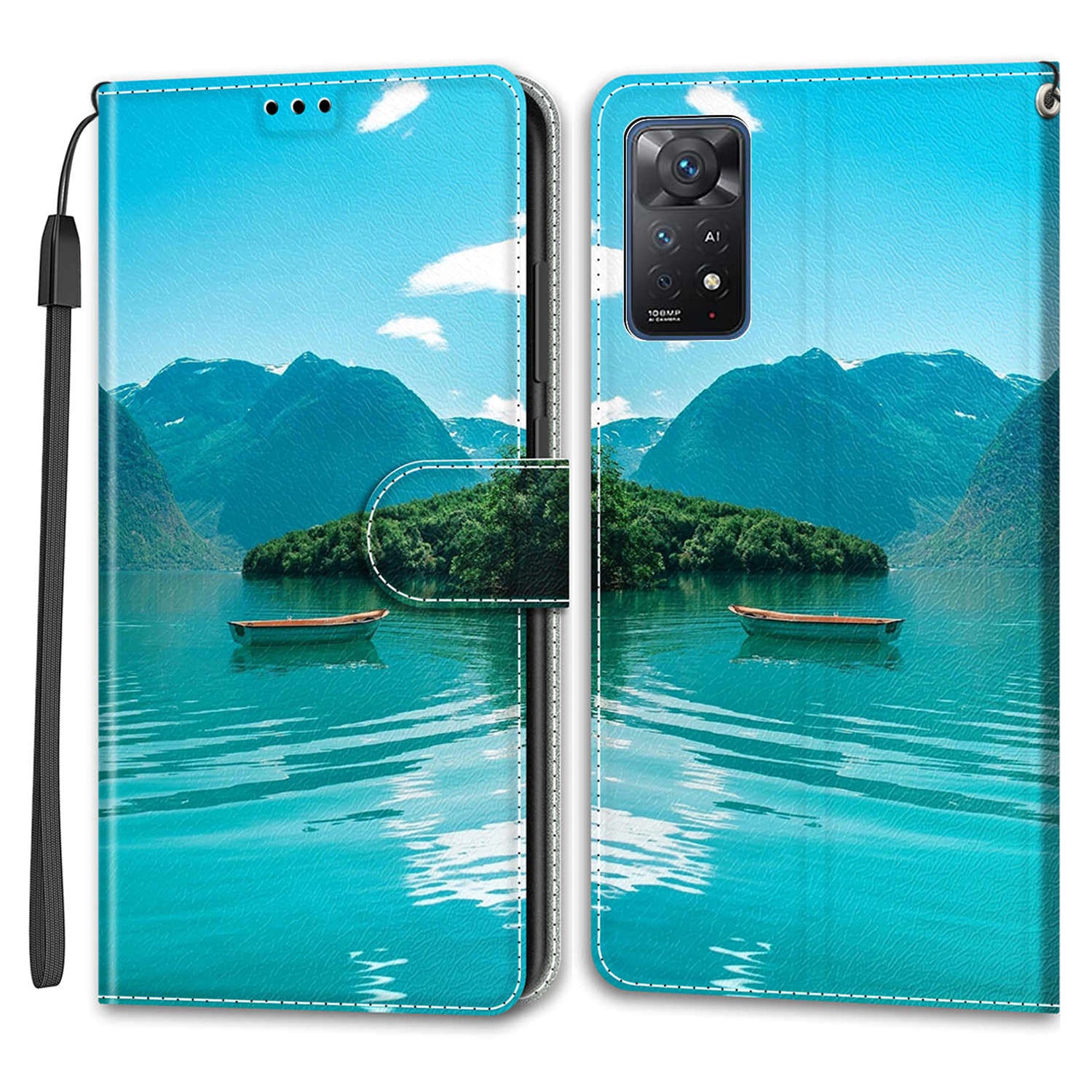 Leather Case for Xiaomi Redmi Note 11 Pro 4G (MediaTek) / Note 11 Pro 5G (Qualcomm) / Note 12 Pro 4G , Pattern Stand Card Slots Phone Cover