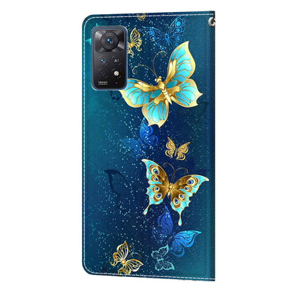 Leather Case for Xiaomi Redmi Note 11 Pro 4G (MediaTek) / Note 11 Pro 5G (Qualcomm) / Note 12 Pro 4G , Pattern Stand Card Slots Phone Cover