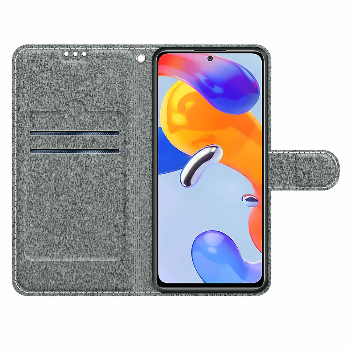 Leather Case for Xiaomi Redmi Note 11 Pro 4G (MediaTek) / Note 11 Pro 5G (Qualcomm) / Note 12 Pro 4G , Pattern Stand Card Slots Phone Cover