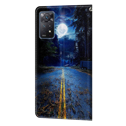 Leather Case for Xiaomi Redmi Note 11 Pro 4G (MediaTek) / Note 11 Pro 5G (Qualcomm) / Note 12 Pro 4G , Pattern Stand Card Slots Phone Cover