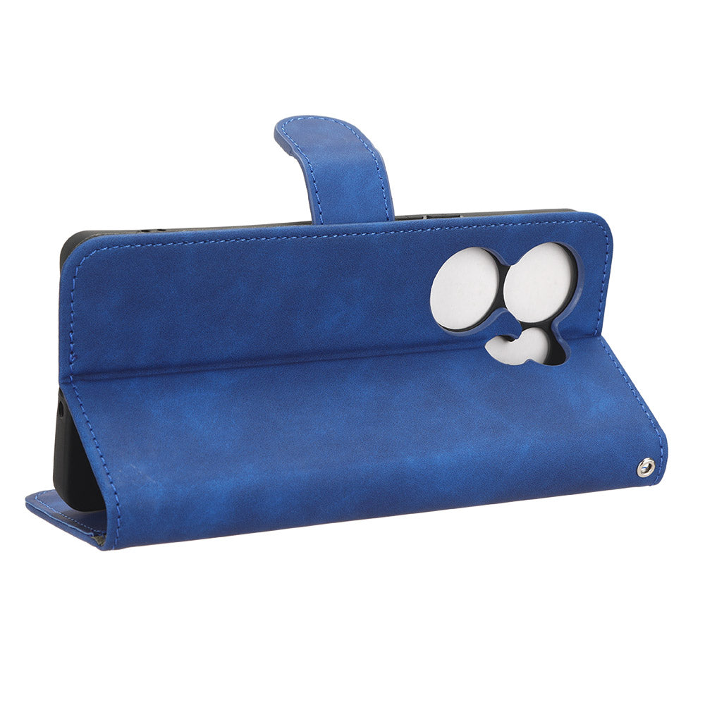 For Tecno Camon 20 4G / Camon 20 Premier 5G Leather Case Stand Wallet Skin-touch Phone Cover