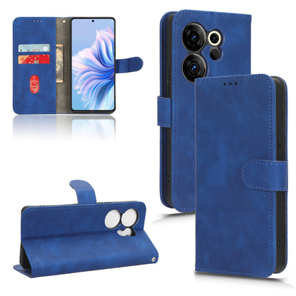 For Tecno Camon 20 4G / Camon 20 Premier 5G Leather Case Stand Wallet Skin-touch Phone Cover