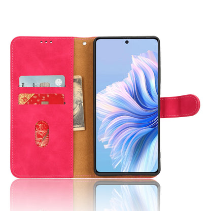 For Tecno Camon 20 4G / Camon 20 Premier 5G Leather Case Stand Wallet Skin-touch Phone Cover