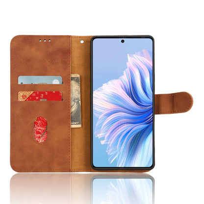 For Tecno Camon 20 4G / Camon 20 Premier 5G Leather Case Stand Wallet Skin-touch Phone Cover