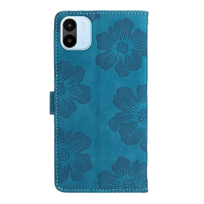 For Xiaomi Redmi A1 4G / A2 4G Flowers Imprinted Phone Wallet Case PU Leather Stand Cover