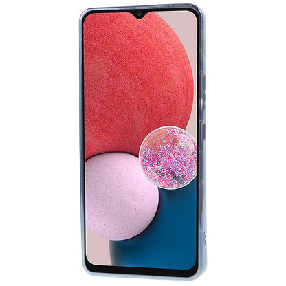 For Samsung Galaxy A13 4G Electroplating Anti-drop Cover Wrinkled TPU Phone Case