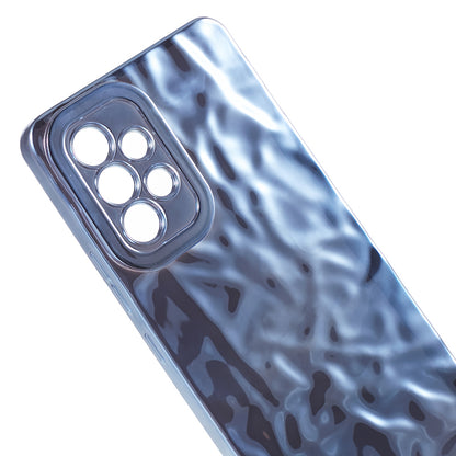 For Samsung Galaxy A13 4G Electroplating Anti-drop Cover Wrinkled TPU Phone Case