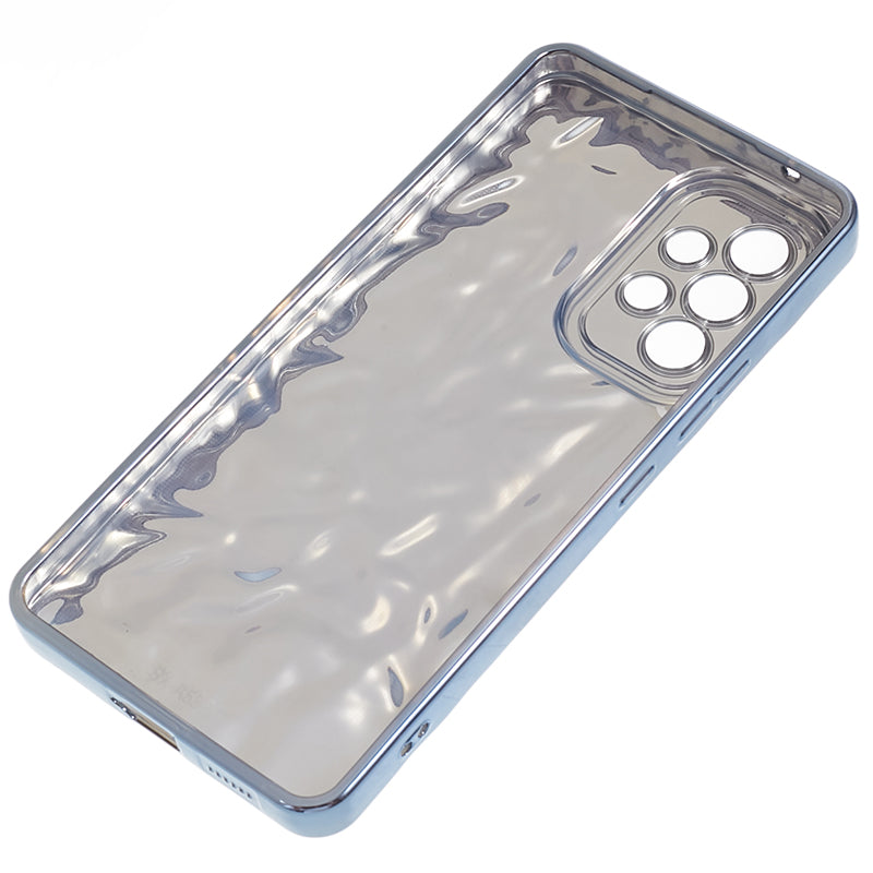 For Samsung Galaxy A13 4G Electroplating Anti-drop Cover Wrinkled TPU Phone Case