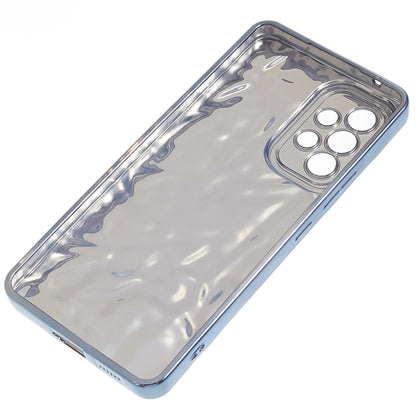 For Samsung Galaxy A13 4G Electroplating Anti-drop Cover Wrinkled TPU Phone Case
