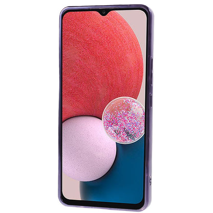 For Samsung Galaxy A13 4G Electroplating Anti-drop Cover Wrinkled TPU Phone Case