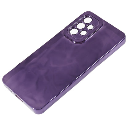 For Samsung Galaxy A13 4G Electroplating Anti-drop Cover Wrinkled TPU Phone Case